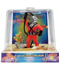Penn-Plax Action Air Diver with Hose Aerating Aquarium Ornament, 4-in, Color Varies