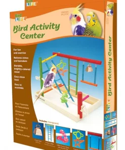 Penn-Plax Cockatiels & Medium Birds Wood Playpen