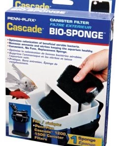 Penn-Plax Cascade Aquarium Bio-Sponge 1200 & 1500 Filter, Medium
