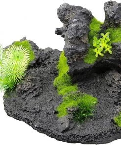 Penn-Plax Mossy Rock Scape Aquarium Ornament -Penn-Plax Store 198297 PT2. SY630 V1572286672