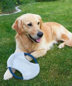 Penn-Plax Comfy Rope Disk Squeaky Plush Dog Toy -Penn-Plax Store 198335 PT2. SY630 V1595370109