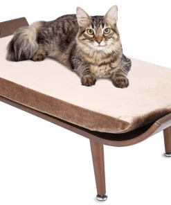 Penn-Plax Luxury Lounger Elevated Cat Bed w/Removable Cover