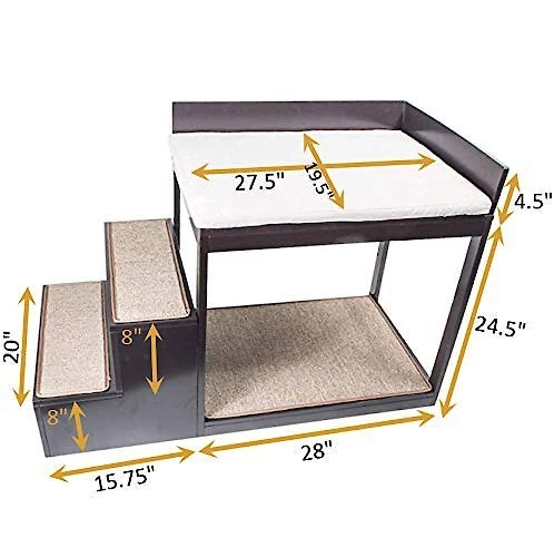 Penn-Plax Buddy Bunk Cat & Dog Bed & Step Set 3 Penn-Plax Buddy Bunk Cat & Dog Bed & Step Set - Image 3