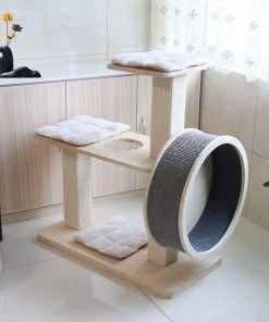 Penn-Plax Wheeled 35-in Sisal Cat Tree -Penn-Plax Store 251921 PT2. SY630 V1603963333