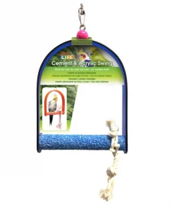 Penn-Plax Bird Life Cement & Acrylic Bird Swing