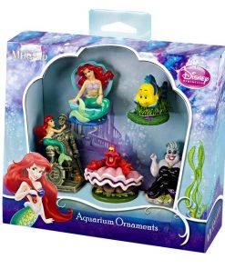 Penn-Plax Little Mermaid Mini Resin Aquarium Ornament, 5 count