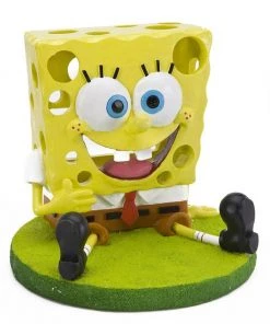 Penn-Plax SpongeBob With Swim Throughs Aquarium Ornament