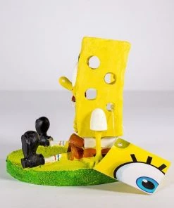 Penn-Plax SpongeBob With Swim Throughs Aquarium Ornament -Penn-Plax Store 303178 PT4. SY630 V1644023498