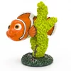 Penn-Plax Nemo With Green Coral Aquarium Ornament