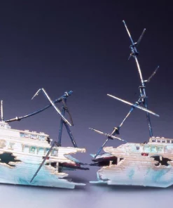 Penn-Plax Split Shipwreck Aquarium Ornament