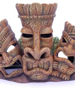 Penn-Plax Tiki Tribe Aquarium Ornament