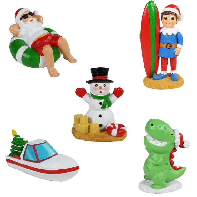 Penn-Plax Holiday Variety Pack Fish Aquarium Ornament, 5 count 1 Penn-Plax Holiday Variety Pack Fish Aquarium Ornament, 5 count