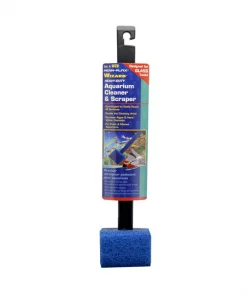 Penn-Plax Wizard Heavy Duty Aquarium Cleaner & Scraper