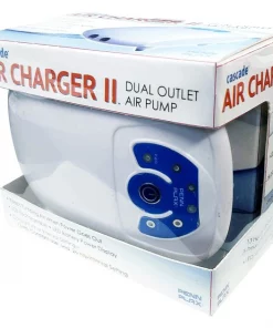 Penn-Plax Rechargeable Battery 2 Outlet Aquarium Air Pump