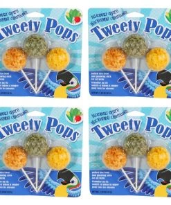 Penn-Plax Tweety Pops Bird Treats, 3 count, pack of 4