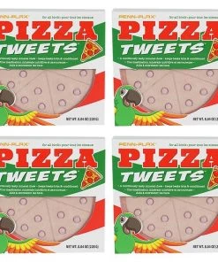 Penn-Plax Pizza Tweets Mineral Block Bird Treats, 4 count