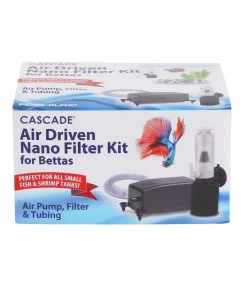Penn-Plax Cascade Air Driven Nano Filter Kit, Black